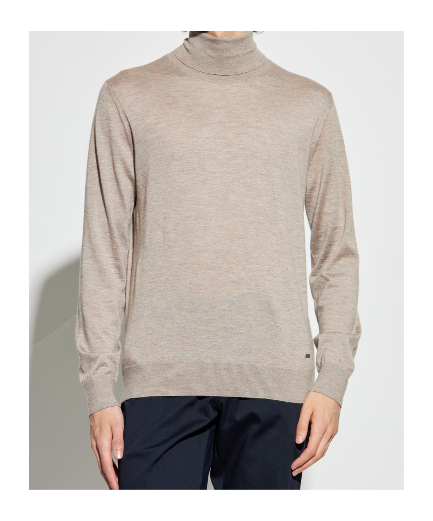 Brioni Essential Turtleneck Jumper In Neutral