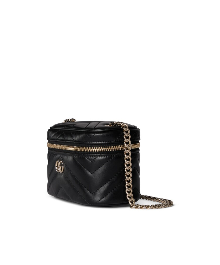 Gucci Gg Marmont Nano Vanity Bag In Black