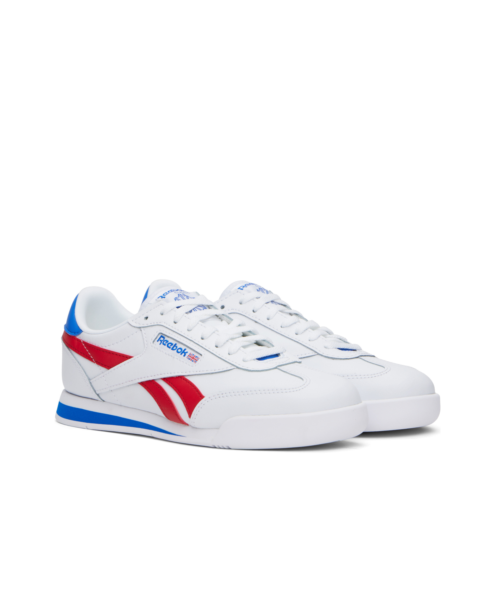 Reebok Round Toe Low-top Sneakers In White