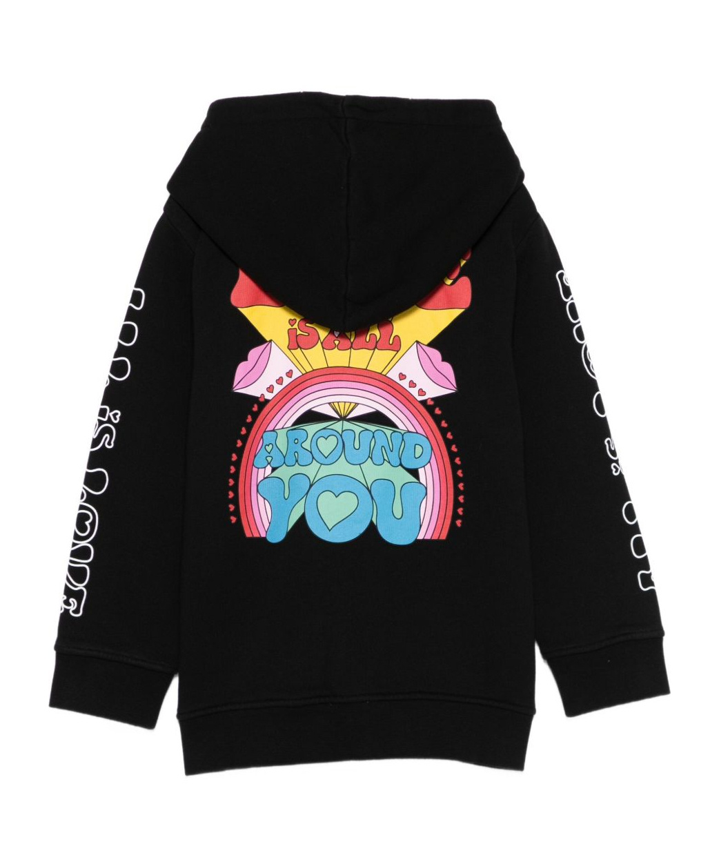 Stella Mccartney Long-sleeved Sweatshirt In Black
