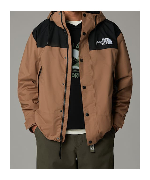 The North Face Reign On Relaxed Fit Water Repellent Jacket In Brown