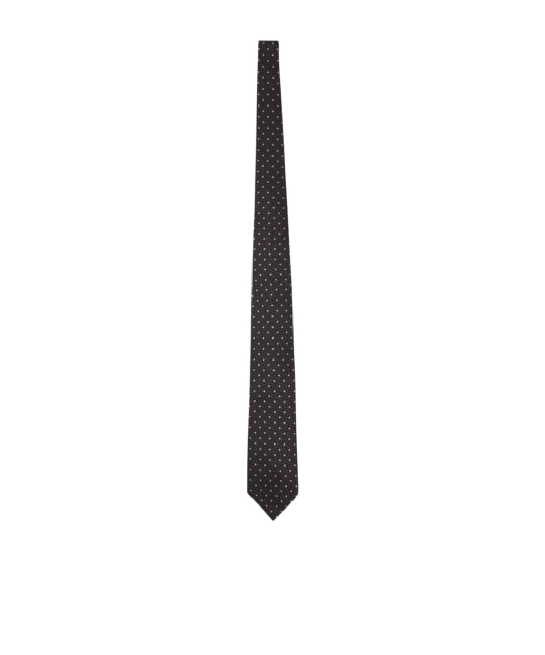 Tom Ford Dot Printed Tie In Black