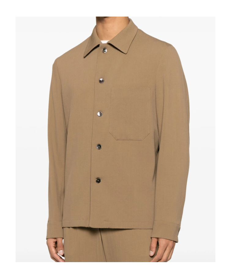 Shop Barena Venezia Long Sleeve Shirt In Green