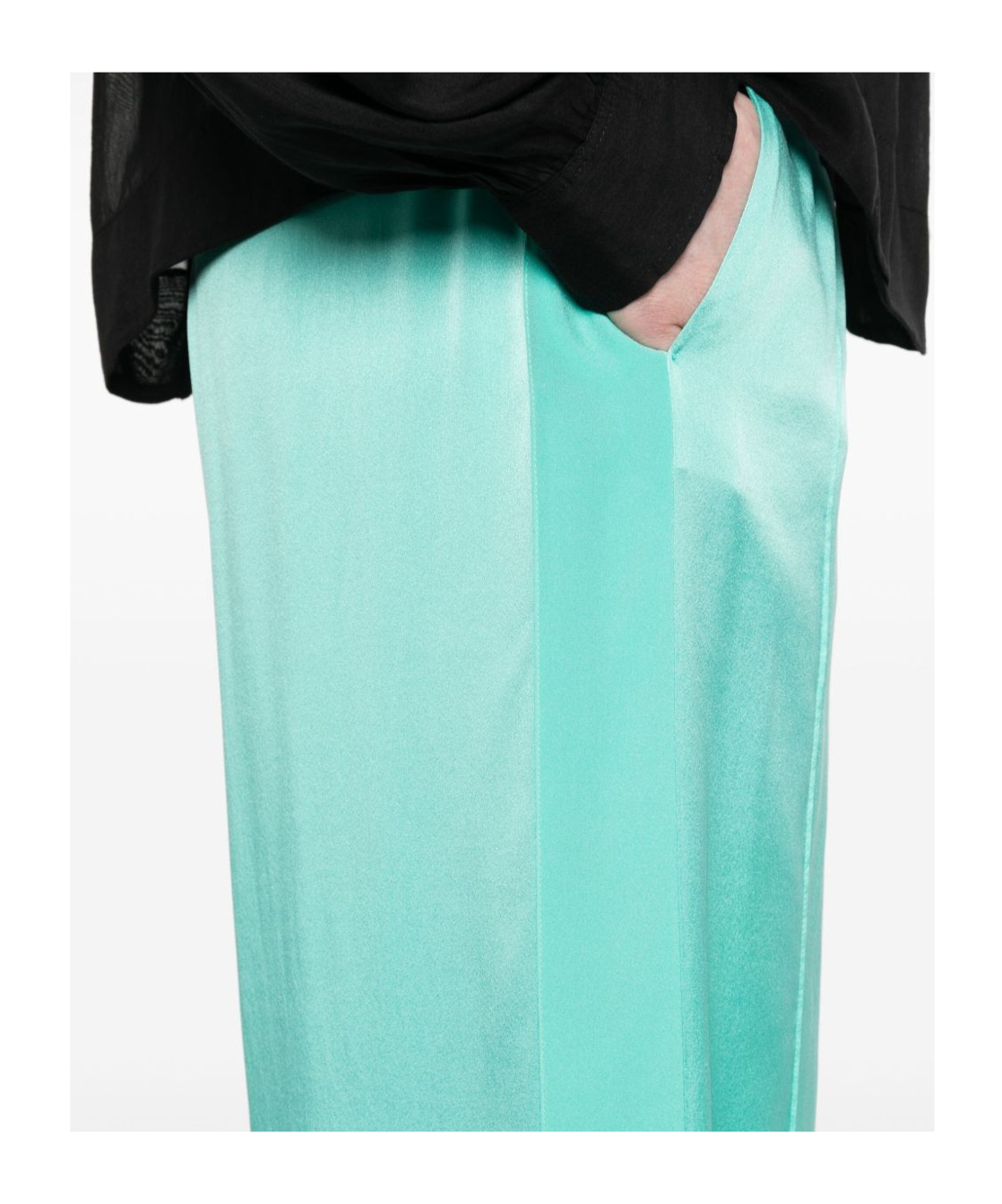Shop Forte Forte Silk Trousers