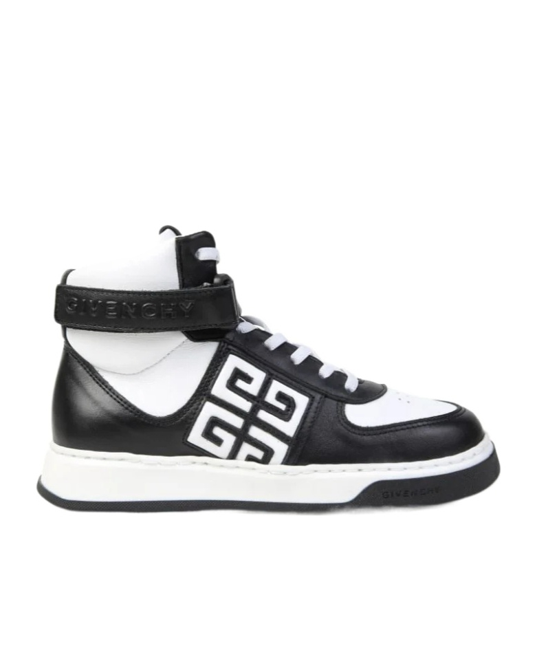 GIVENCHY ROUND HEAD HIGH-TOP SNEAKERS