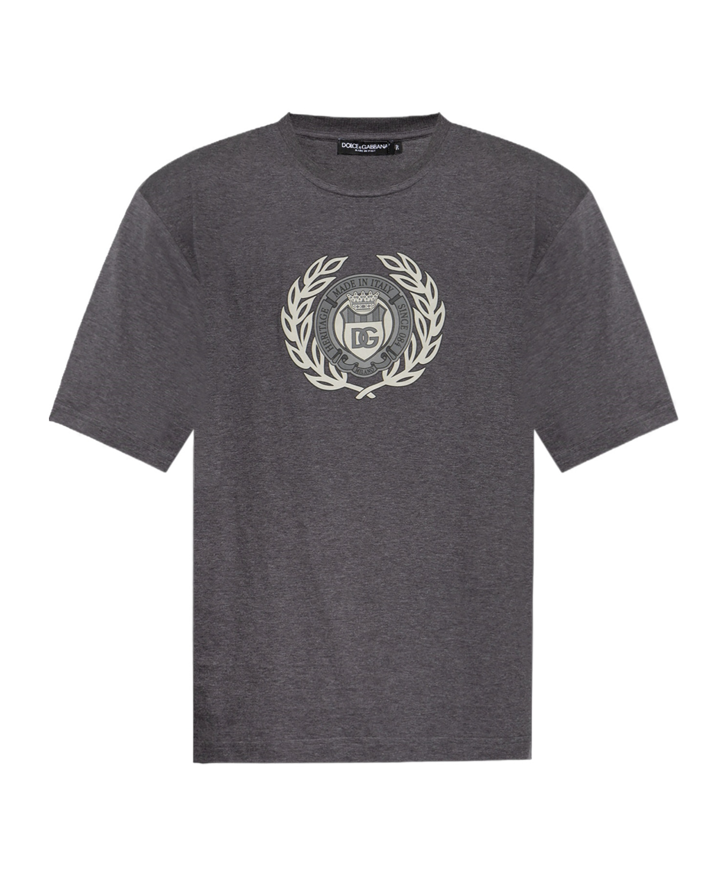 Dolce & Gabbana Item O-neck Short-sleeved T-shirt In Black