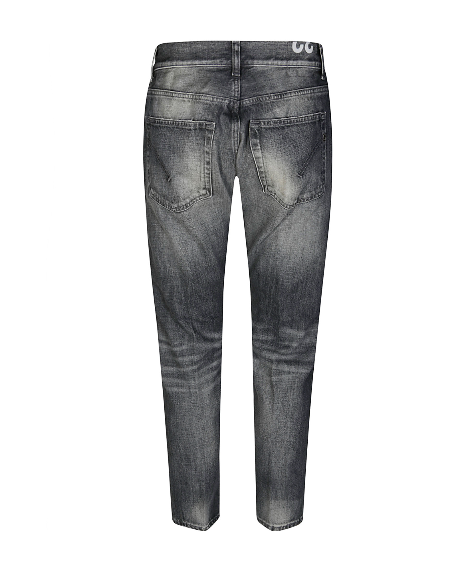 Dondup Pantalone Dian Nero Lavato In Black