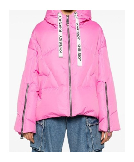 Khrisjoy Woman Down Jacket Pink Size 1 Polyester In Pink