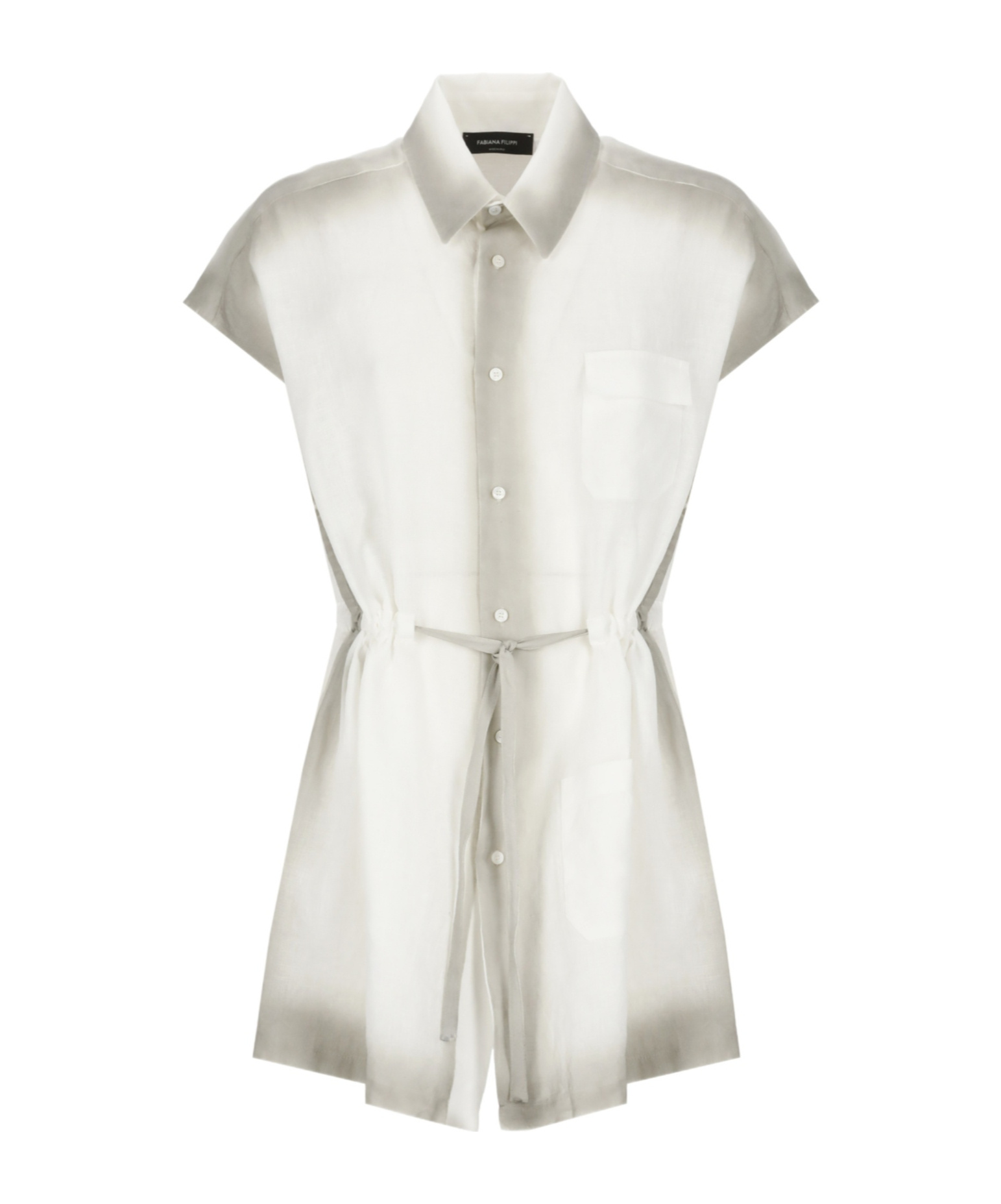 FABIANA FILIPPI DRAWSTRING WAIST BLOUSE