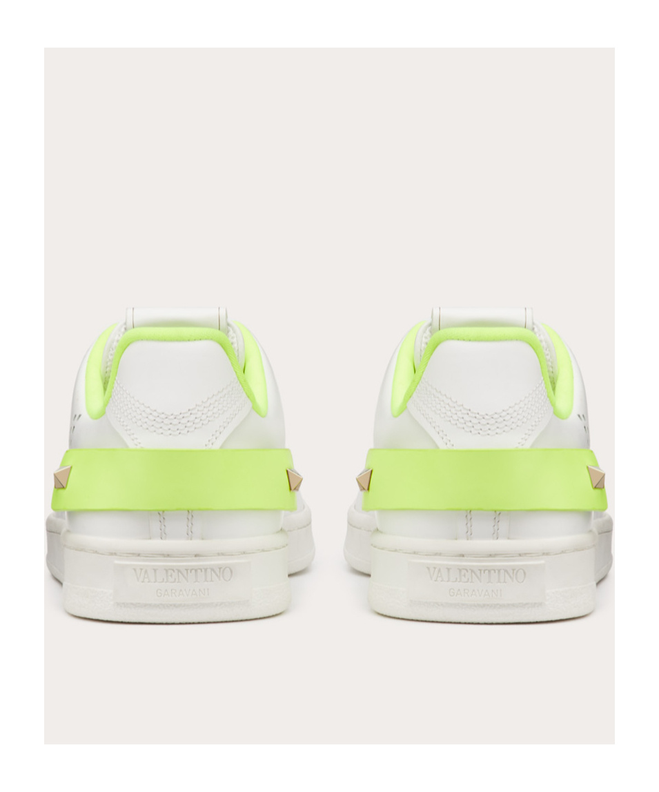 Valentino Backnet Low-top Sneakers In White