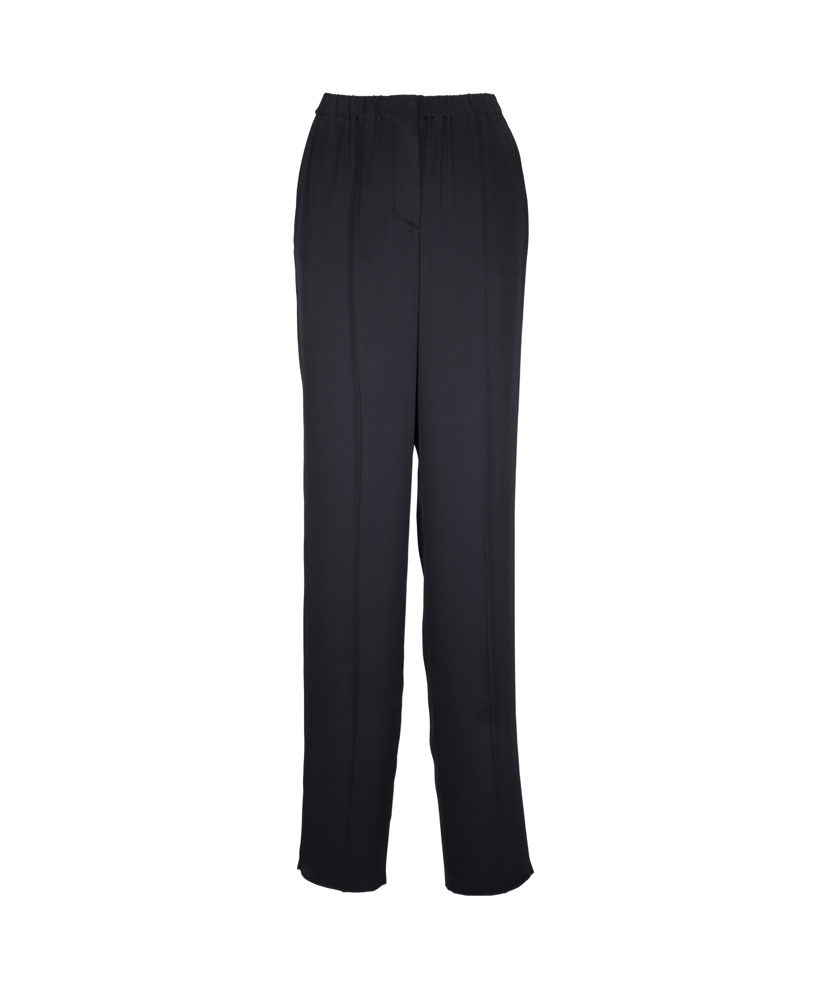 Giorgio Armani Elastic Waist Casual Pants In Black