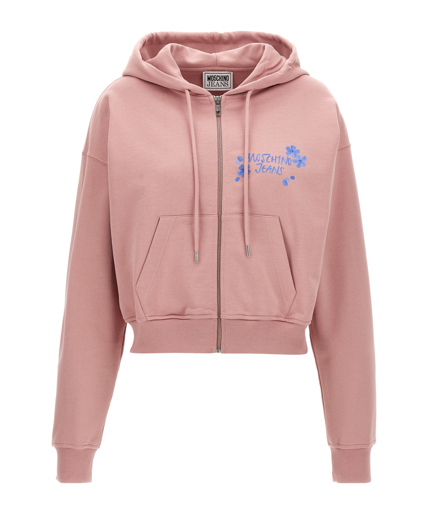 Moschino Hooded Sweater In Pink
