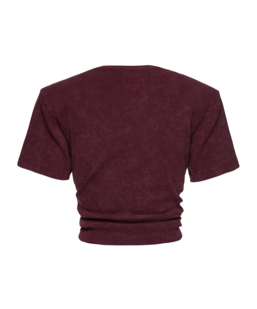 Magda Butrym Knotted Ribbed T-shirt