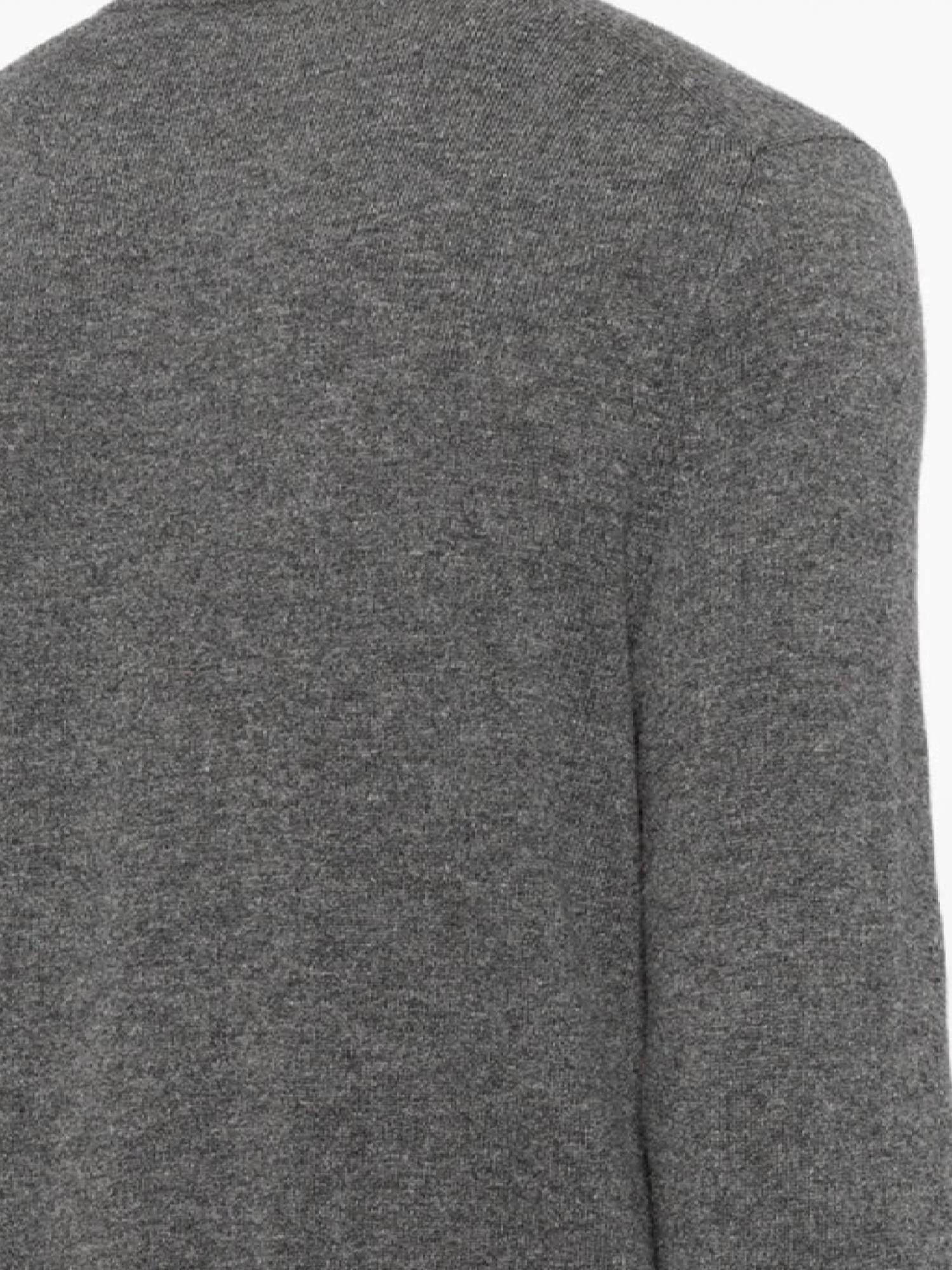 COMME DES GARÇONS PLAY COMME DES GARÇONS PLAY LOGO PATCH KNITTED CARDIGAN