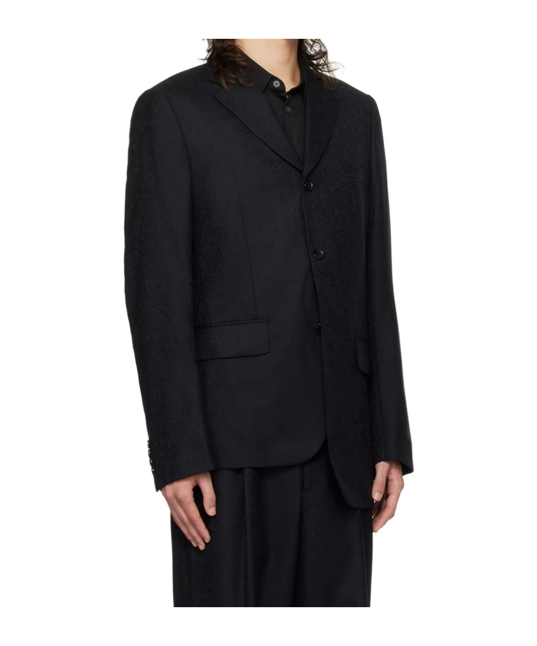 Comme Des Garçons Long-sleeved Suit Jacket