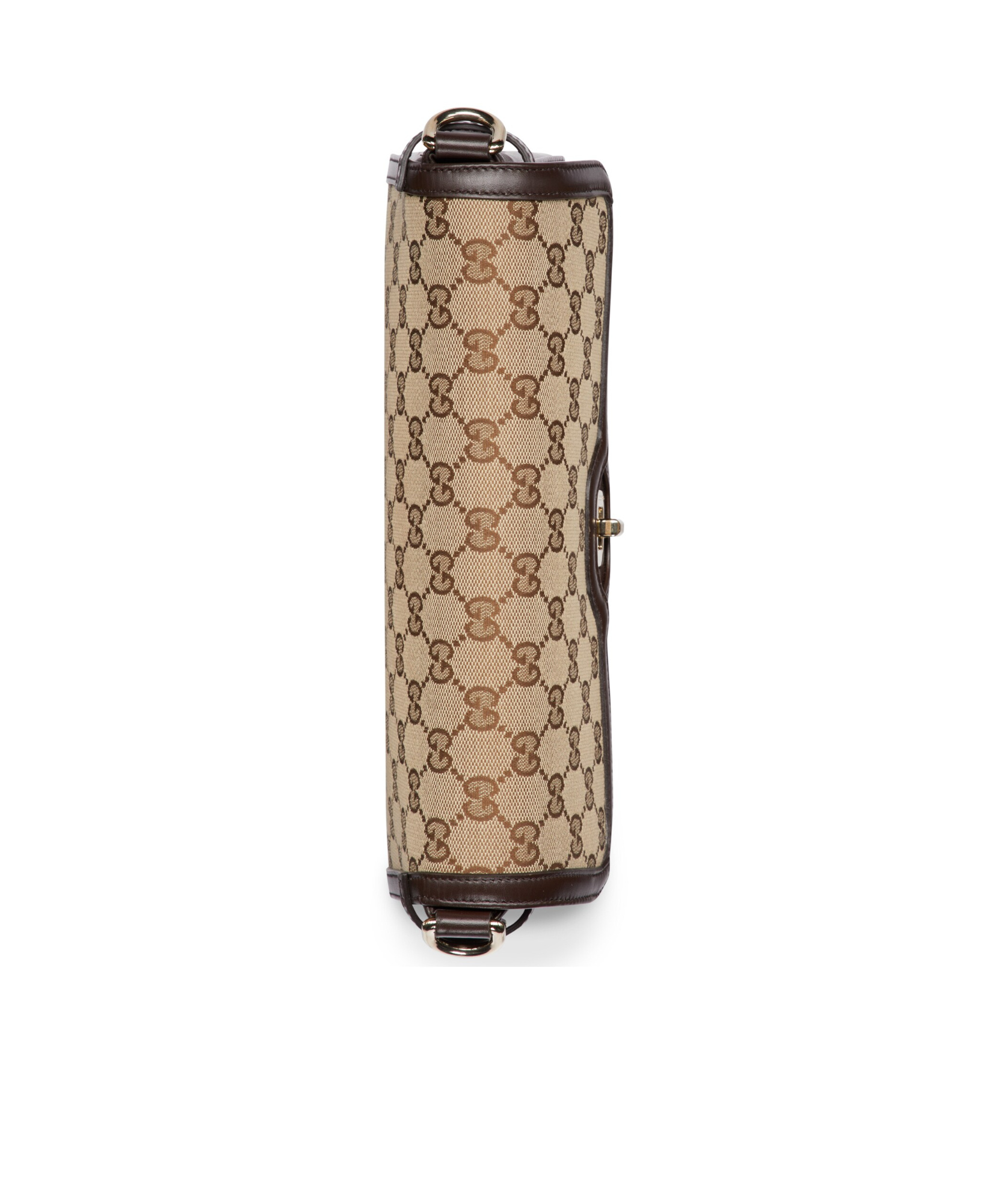 Gucci Mini Gg Canvas Shoulder Bag In Brown