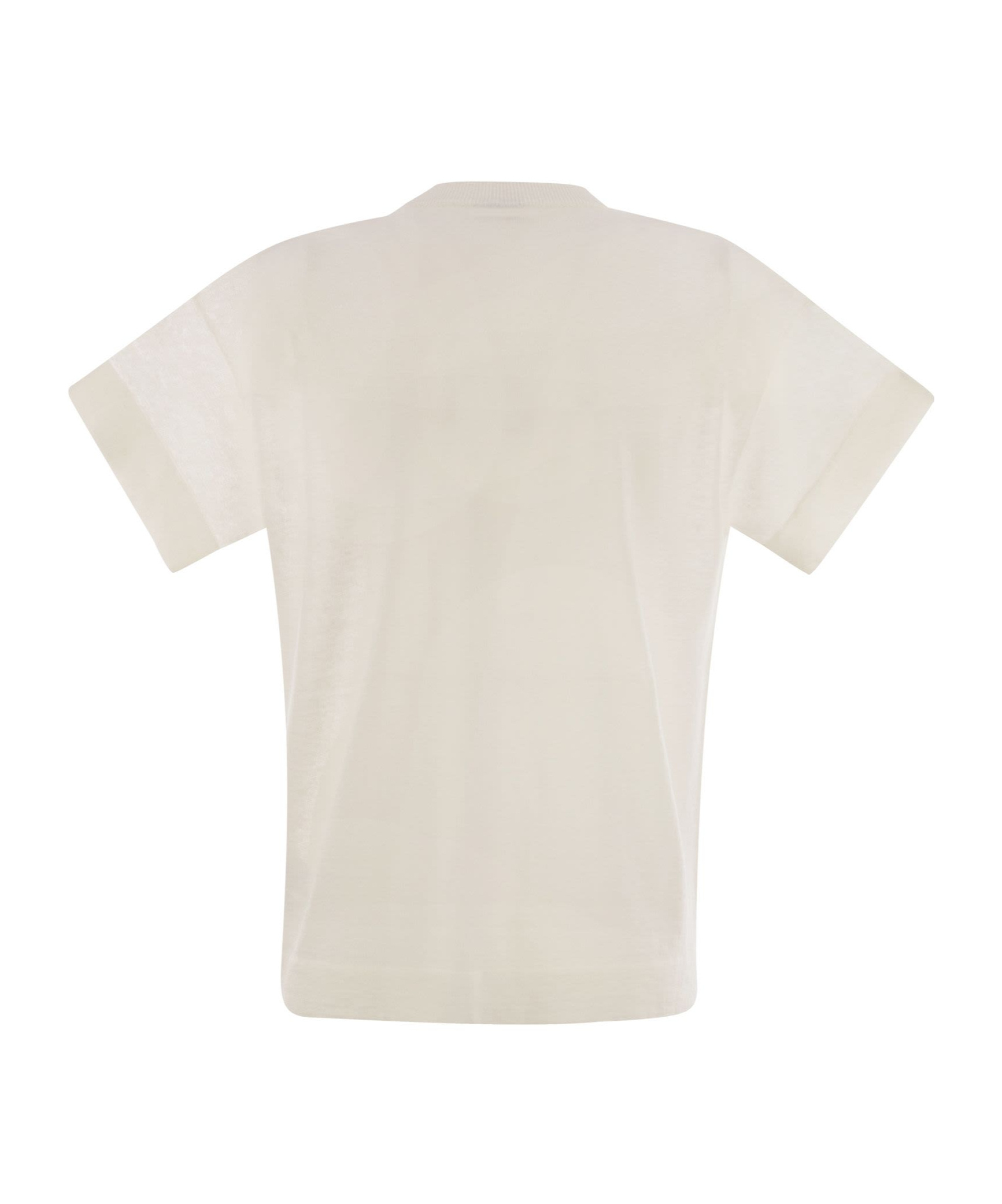 Brunello Cucinelli Pocket Detail T-shirt In White
