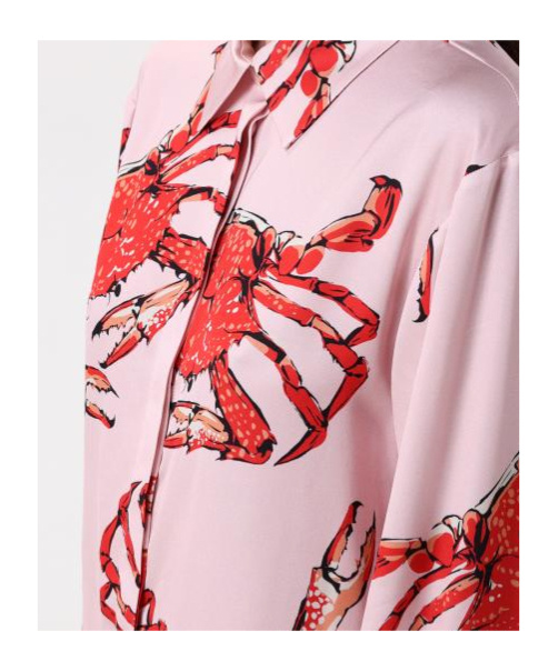 Msgm Long Sleeve Shirt In Multi