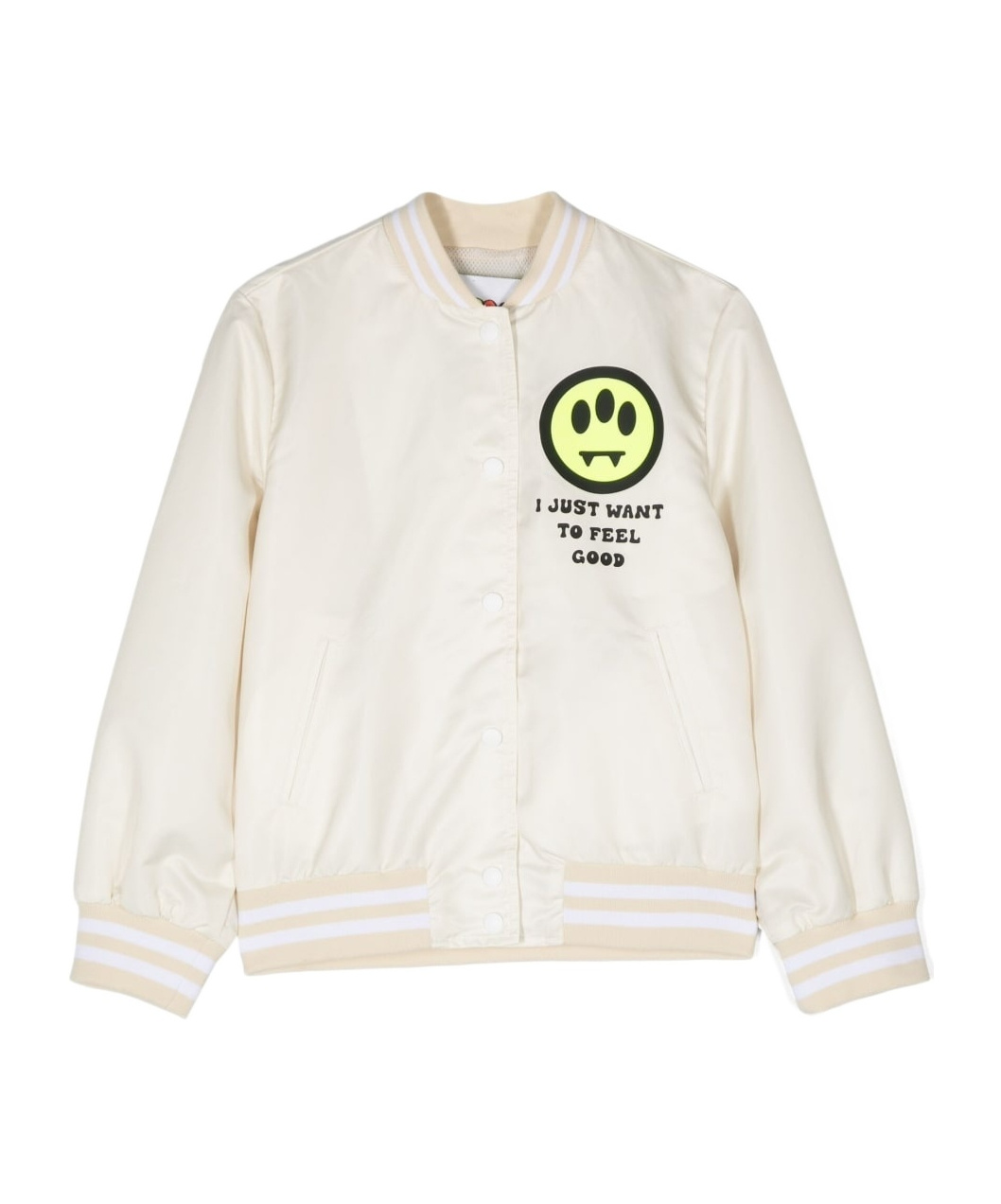 Barrow Bomber Jacket With Print In White