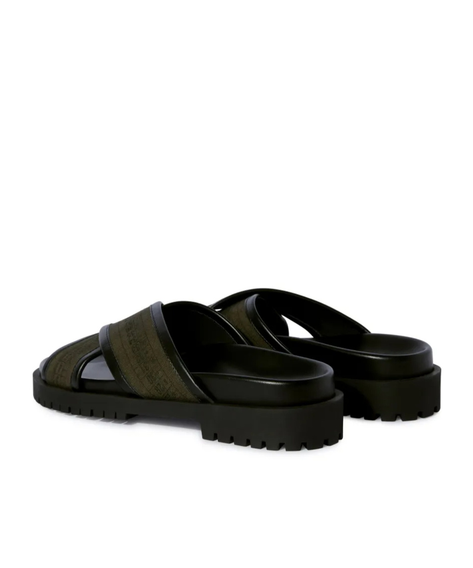 Off-white Chicago Criss Sandal In Black