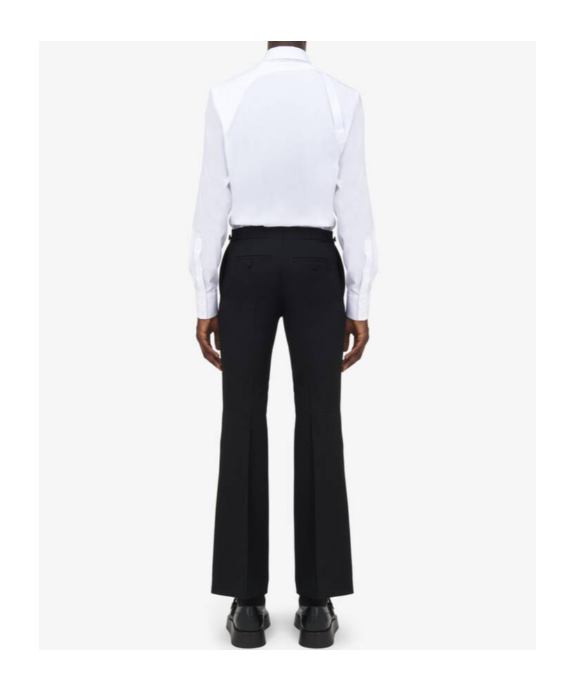 Shop Alexander Mcqueen T-bar Harness Shirt In Black