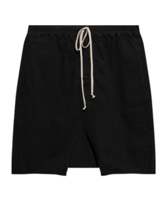 Rick Owens Drkshdw Drawstring Pods Shorts In Black