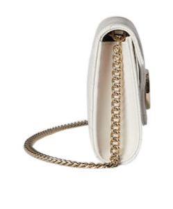 Gucci Gg Marmont Wallet On Chain In White