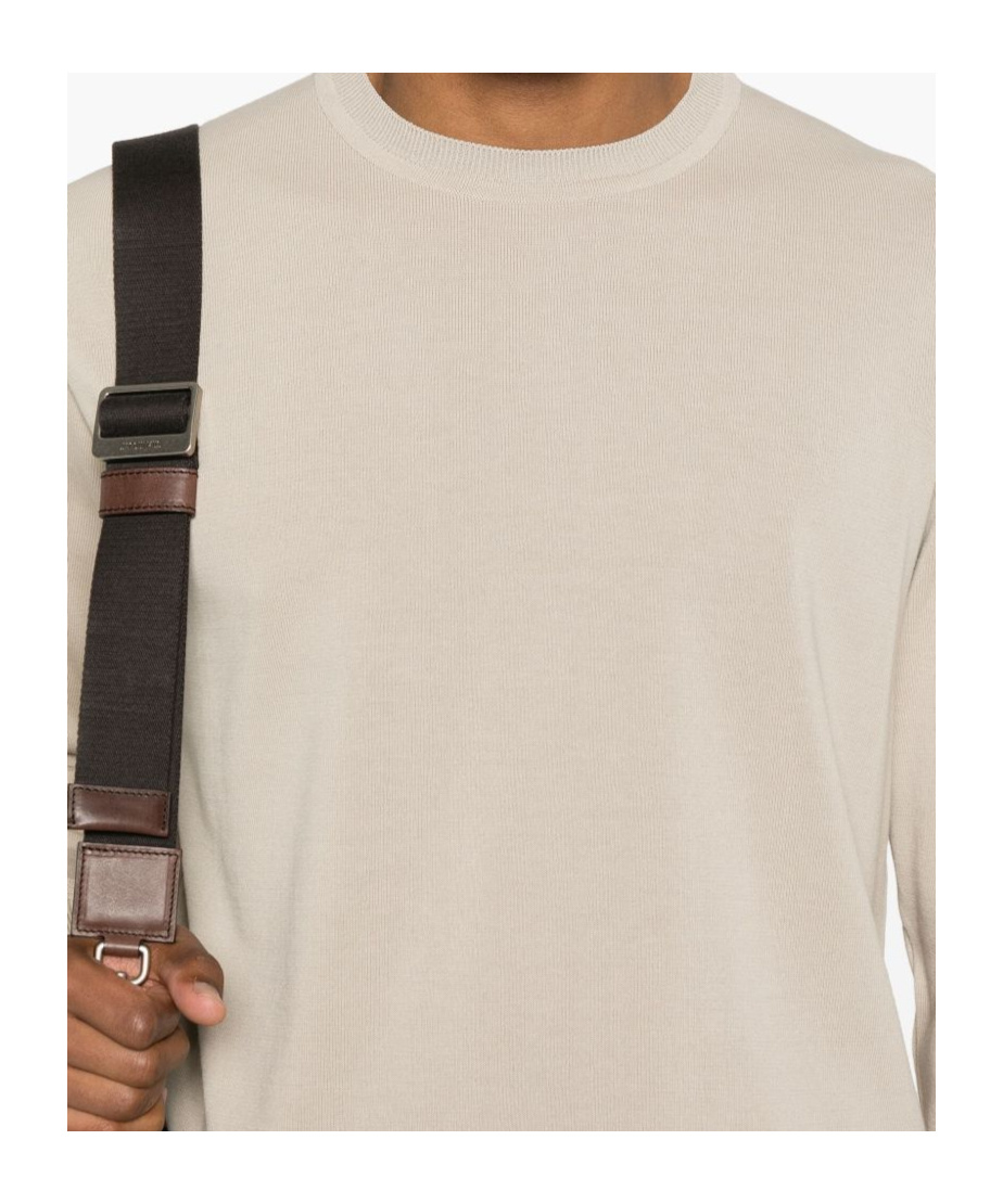 Shop Paul & Shark Cotton Sweater In Nude