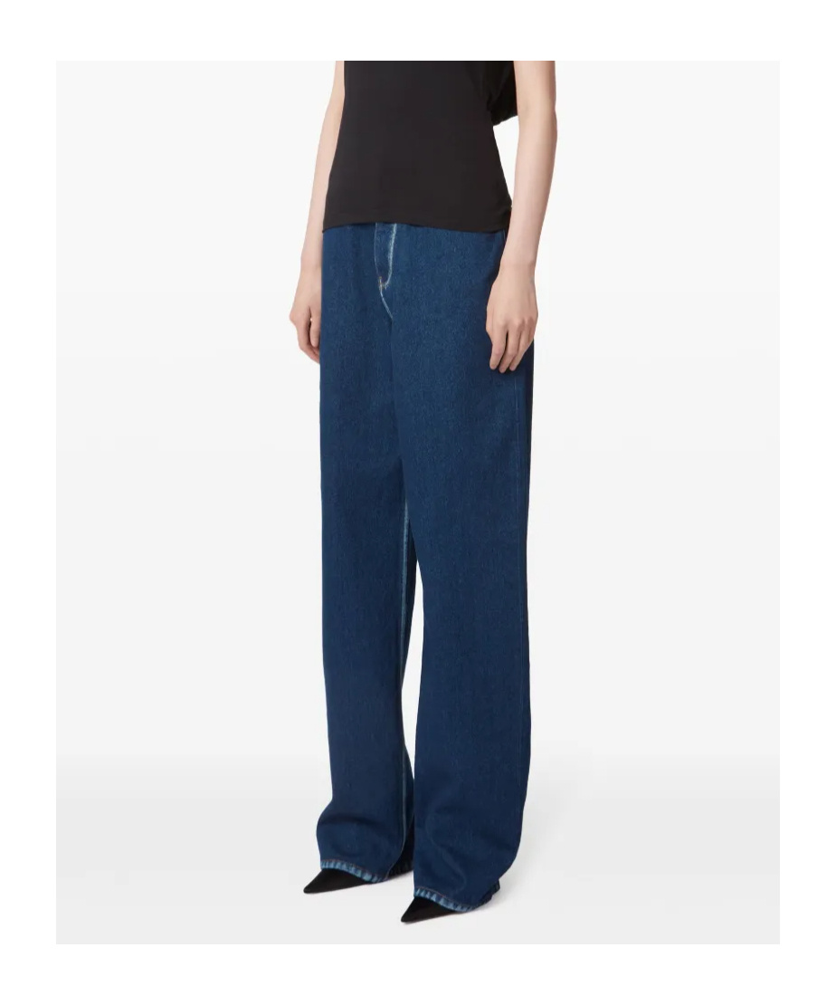Nina Ricci Jeans With Belt Loops In Blue