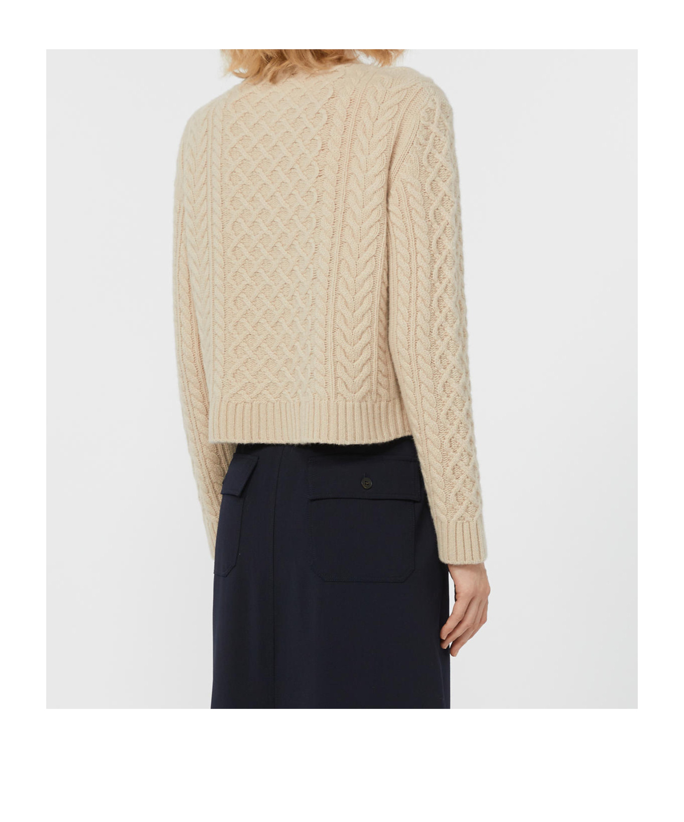 Weekend Max Mara Long-sleeved Cardigan In Neutral