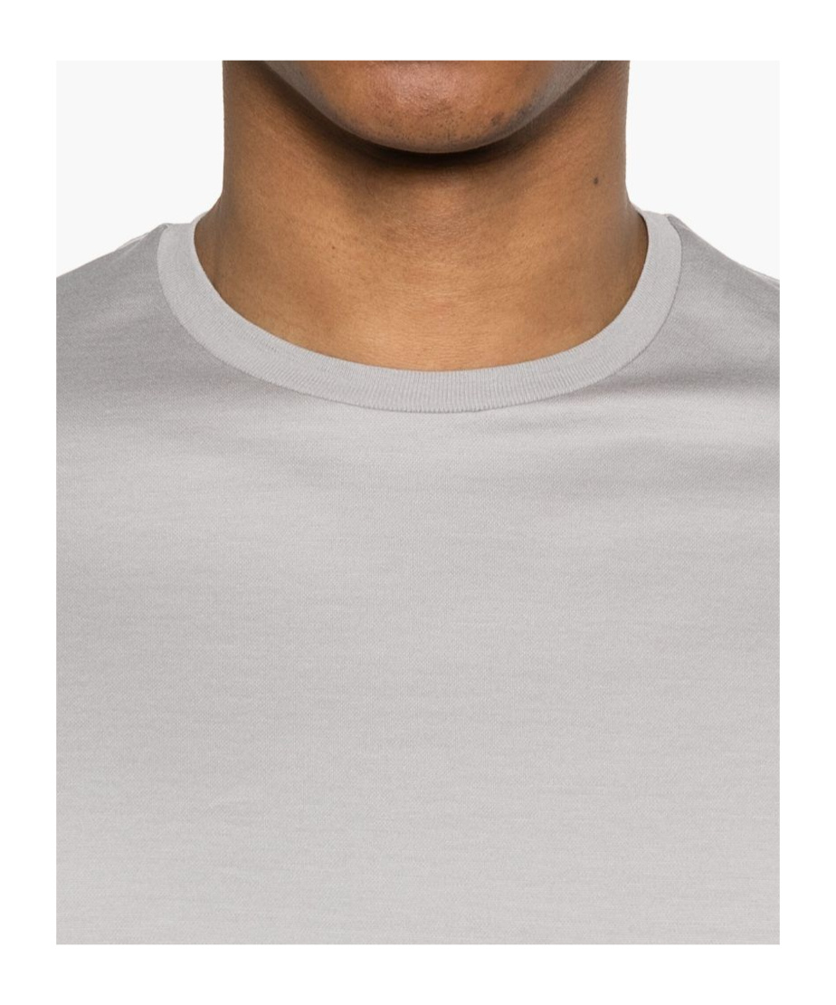 Herno Cotton T-shirt In Gray