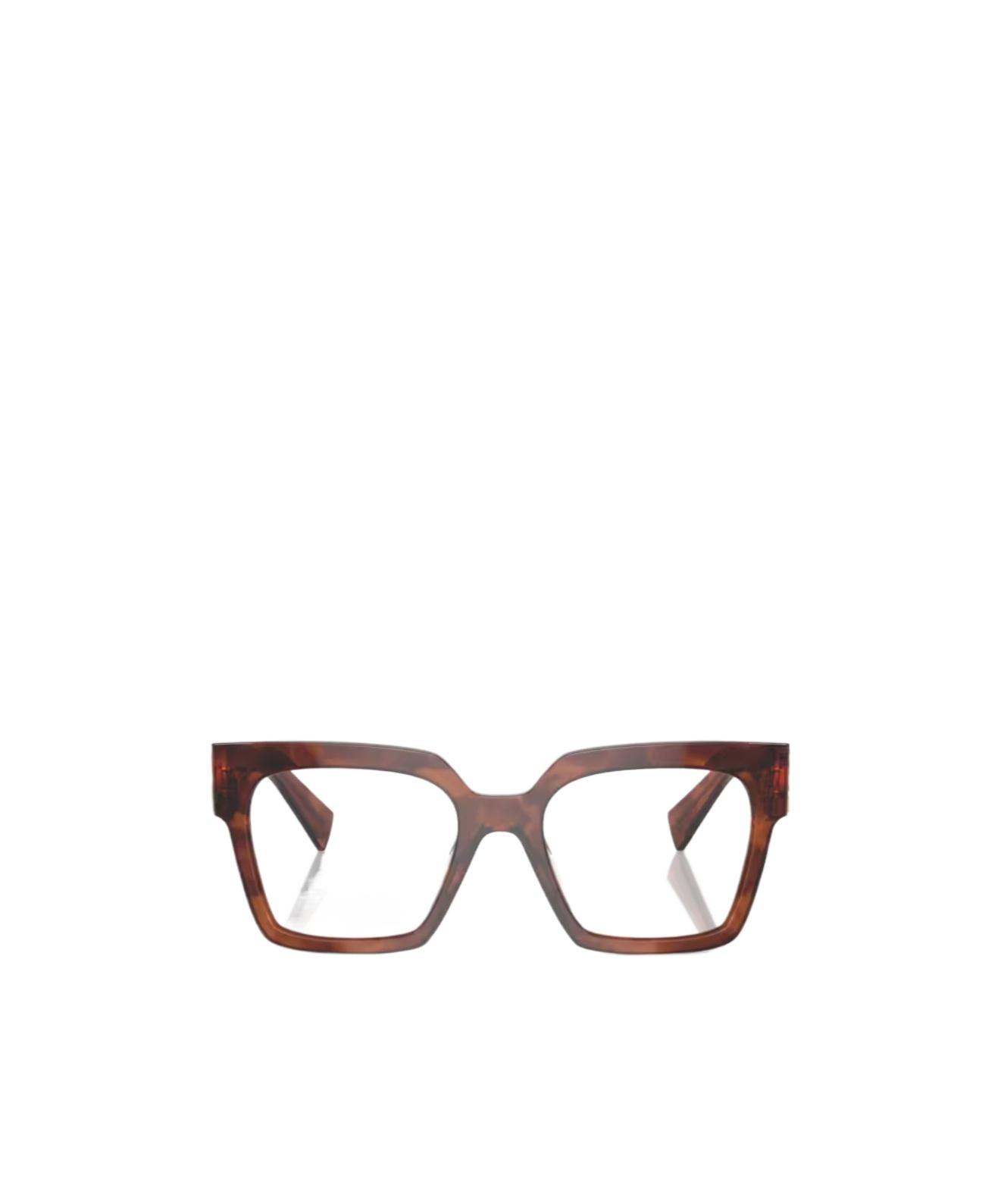 Miu Miu Logo Flat Mirror In Multi