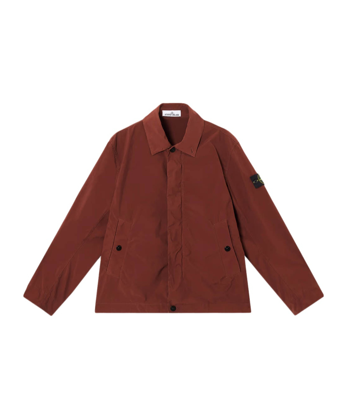 Stone Island Jacket With Matt Appearance And Anti-drop In Copper