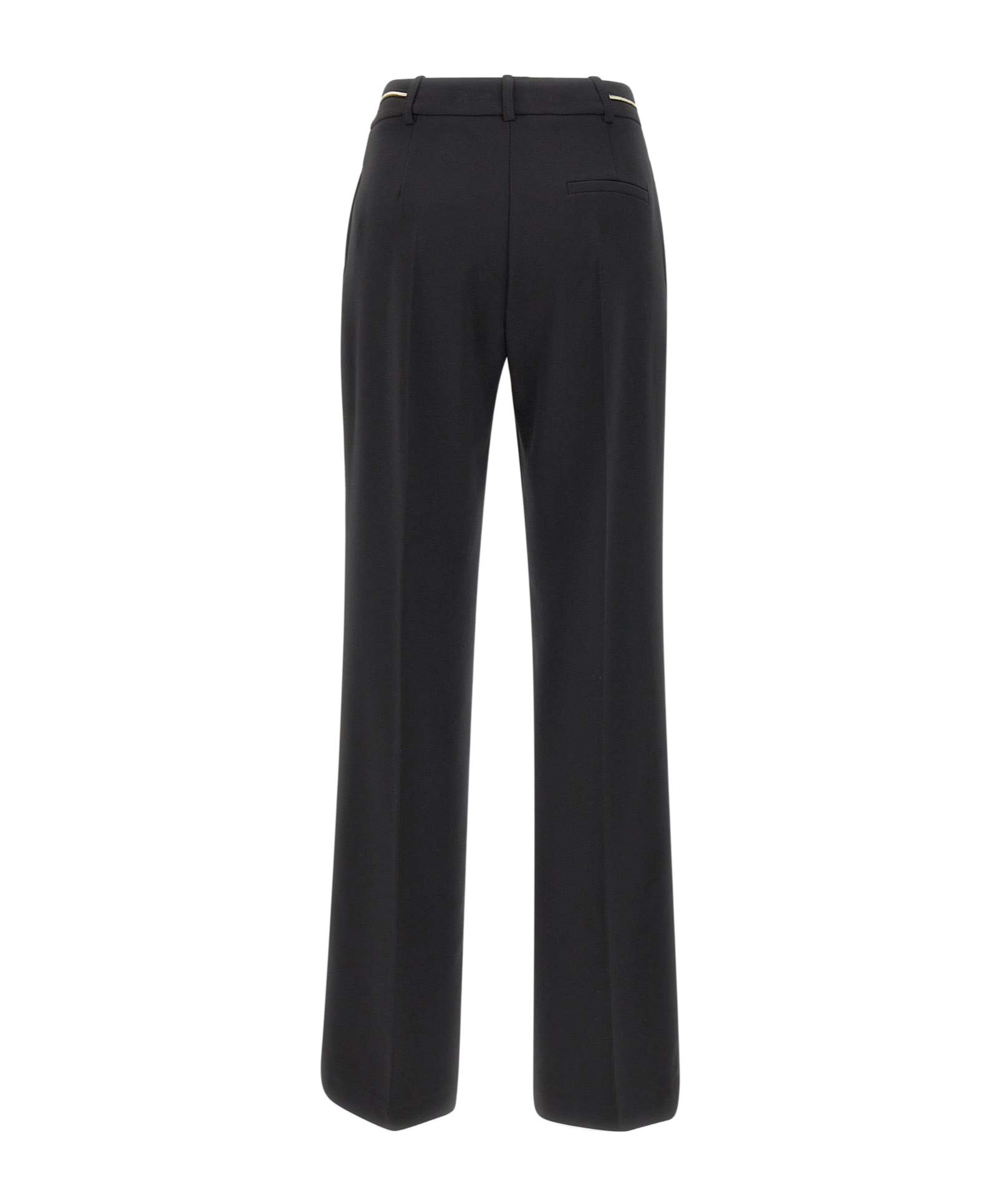 Kaos Chain-trimmed Trousers In Black