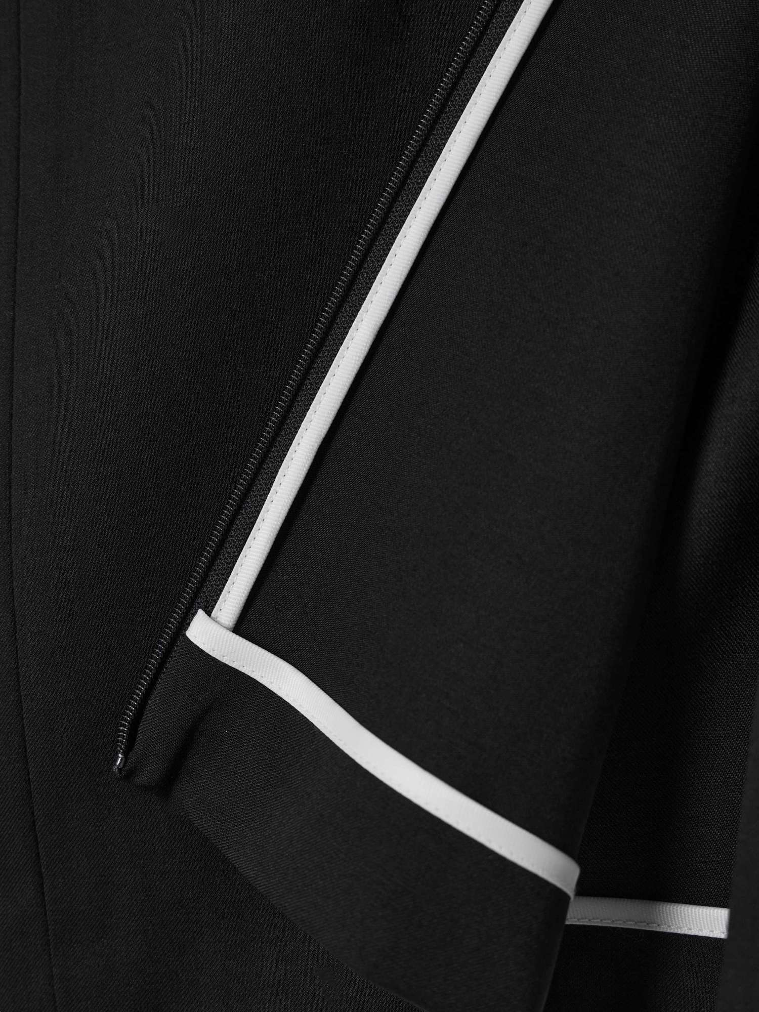 Helmut Lang Side Split Mini Skirt In Black