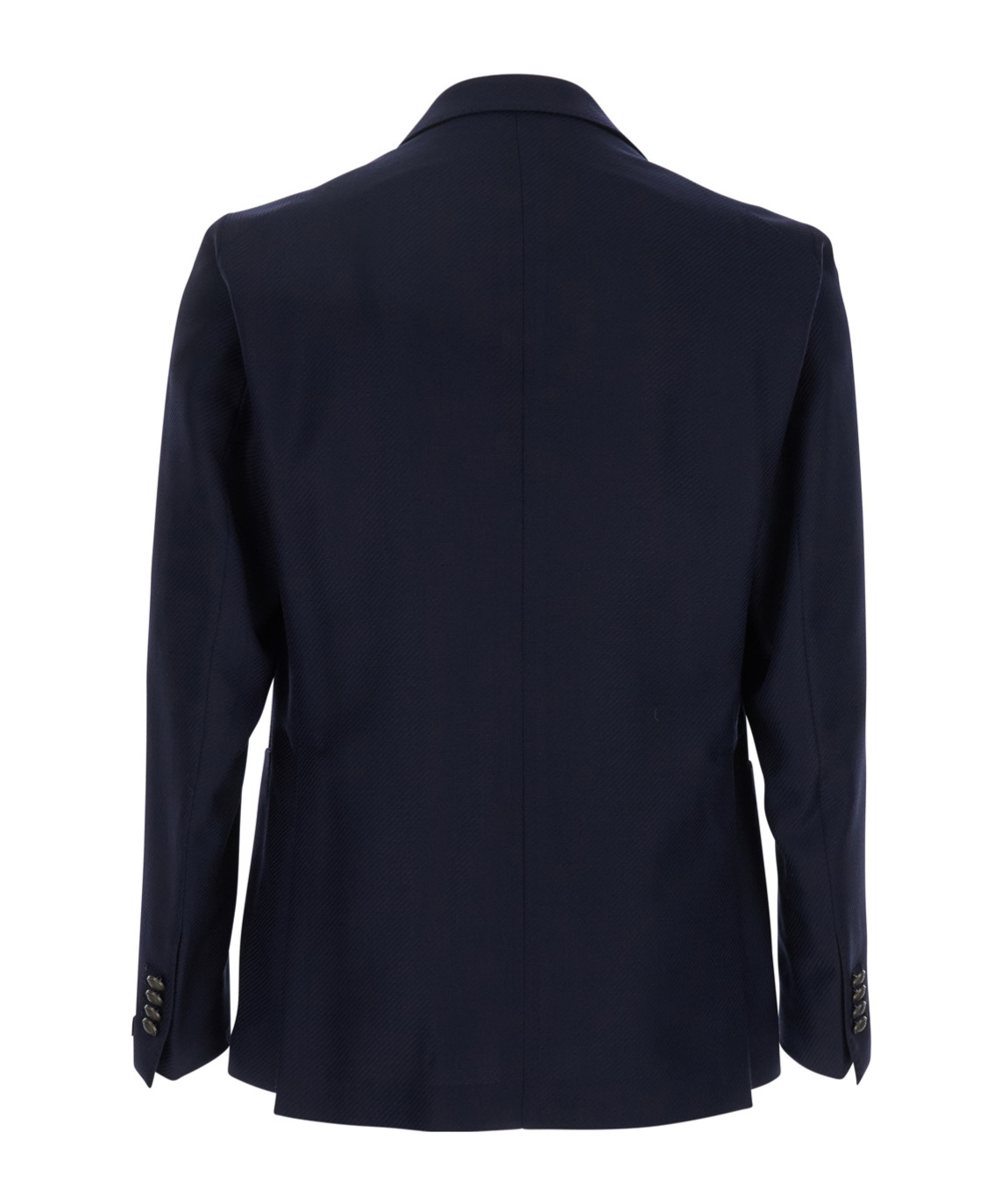 Tagliatore 'montecarlo' Blue Double-breasted Jacket In Black