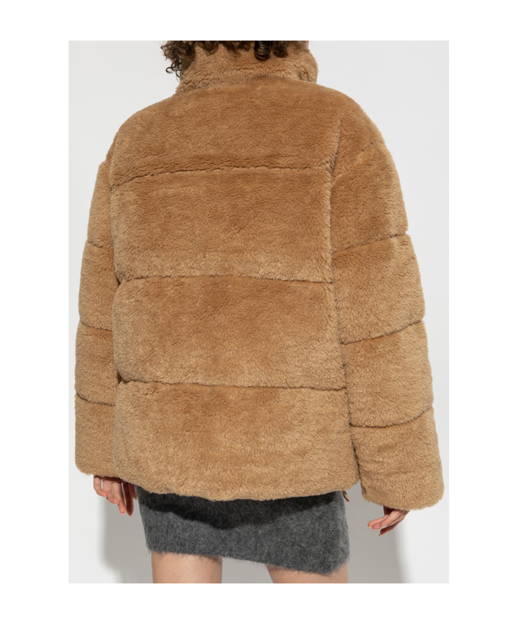 Shop Ugg Shearling Jacket In Brown