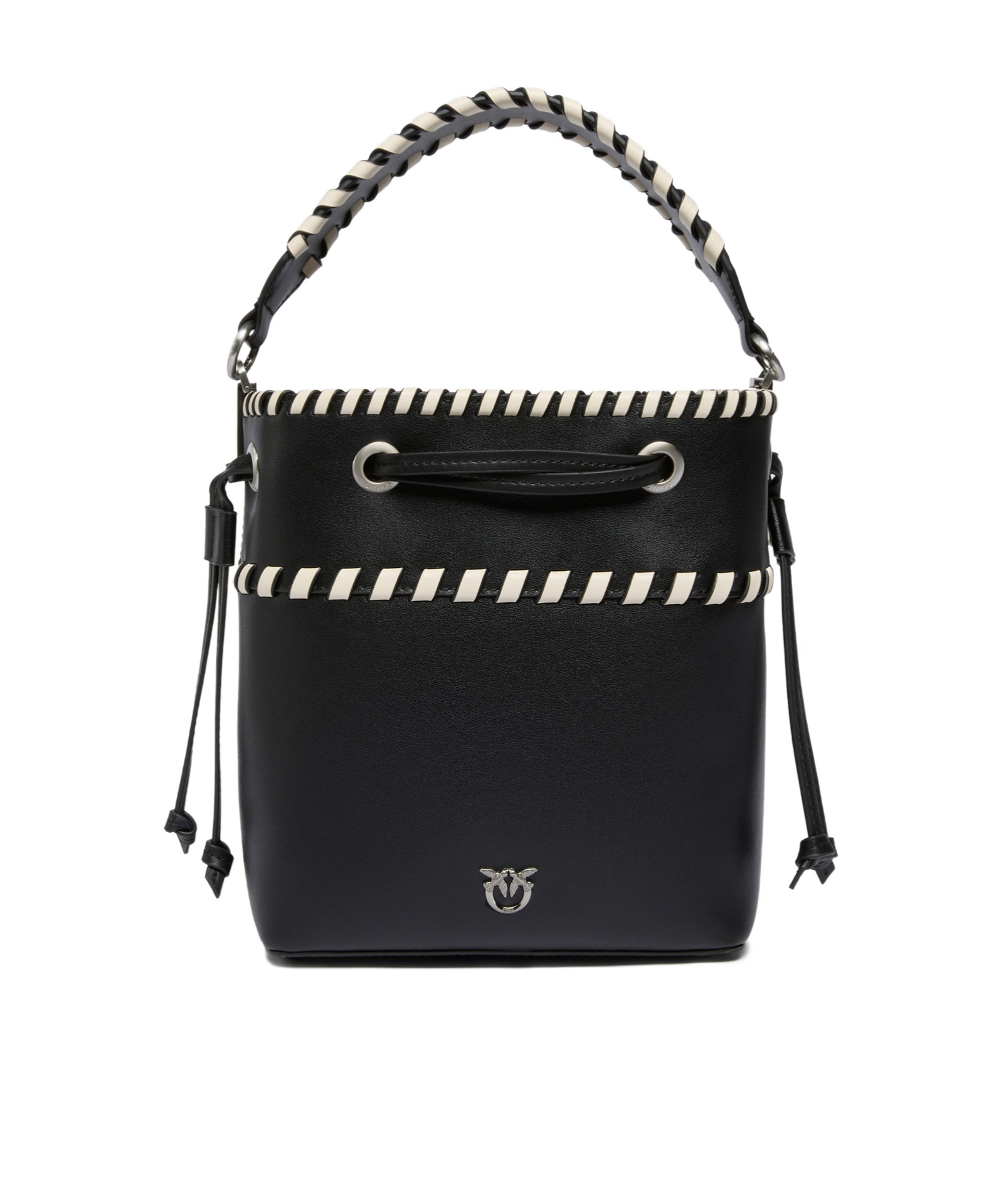 Pinko Single Handle Handbag In Black