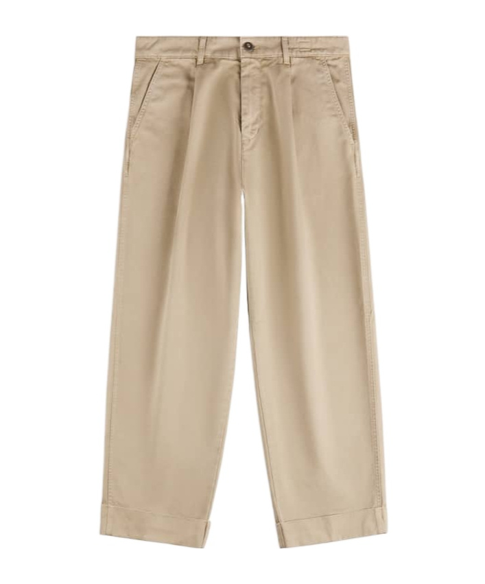 Fay Belt-loop Casual Pants In Nude