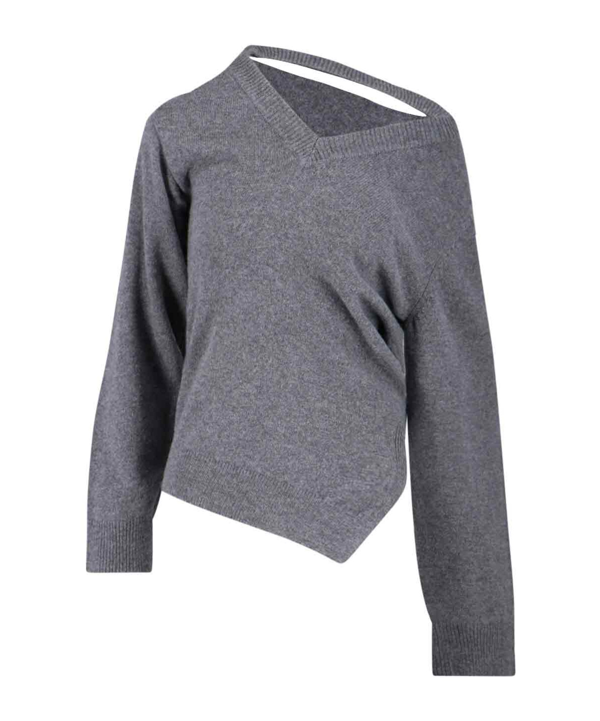 Rohe Asymmetrical Sweater In Gray