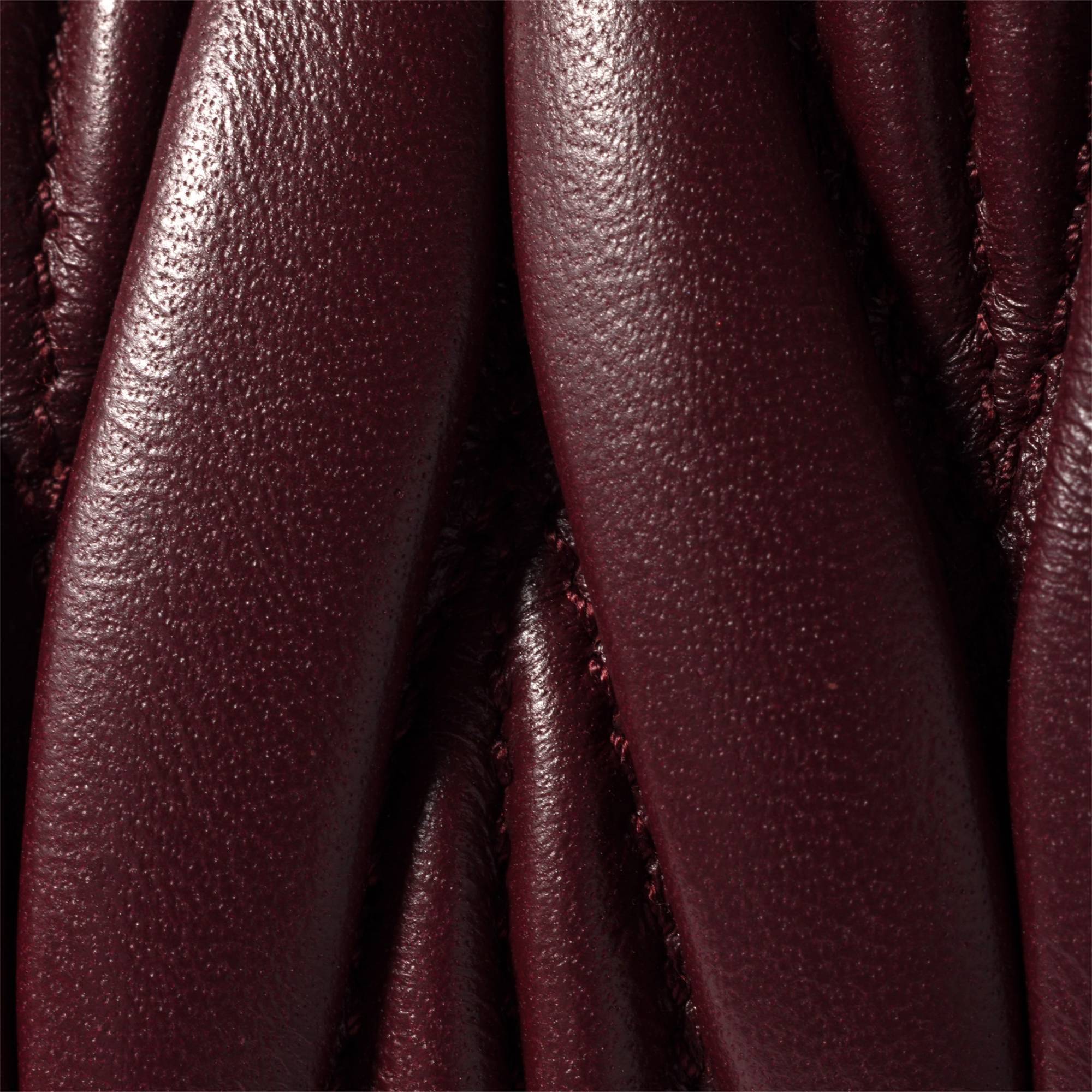 Miu Miu Wander Matelassé Nappa Leather Hobo Bag In Burgundy