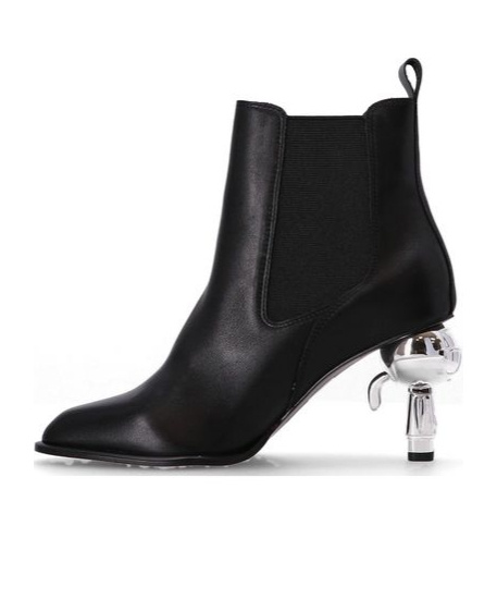 Karl Lagerfeld K/ikonik Heel Ankle Boots In Black
