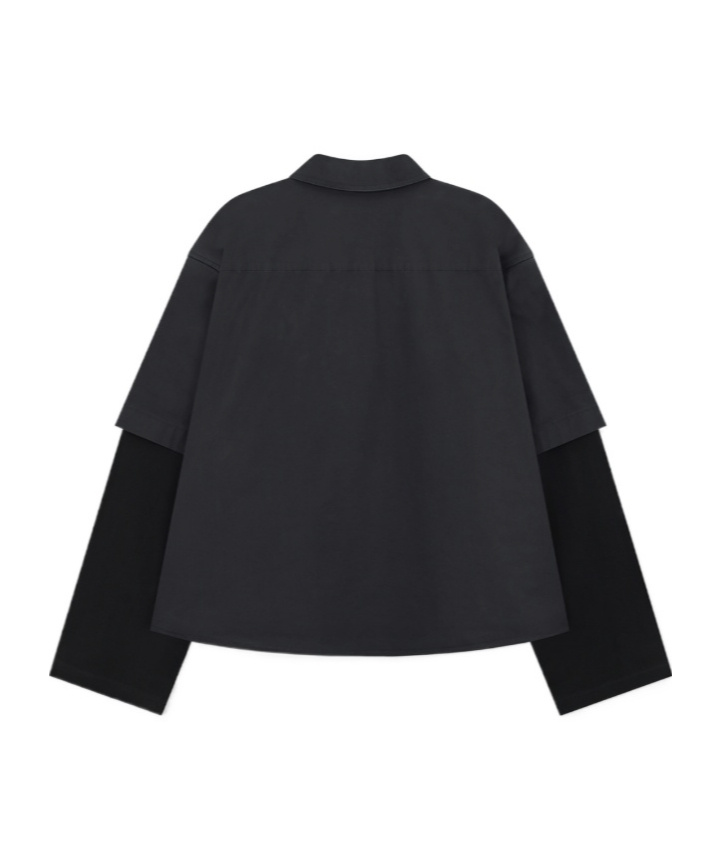 We11 Done Layered Shirt In Black