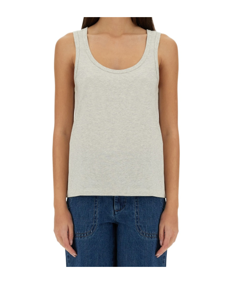 Shop Apc Label Tank Top In White