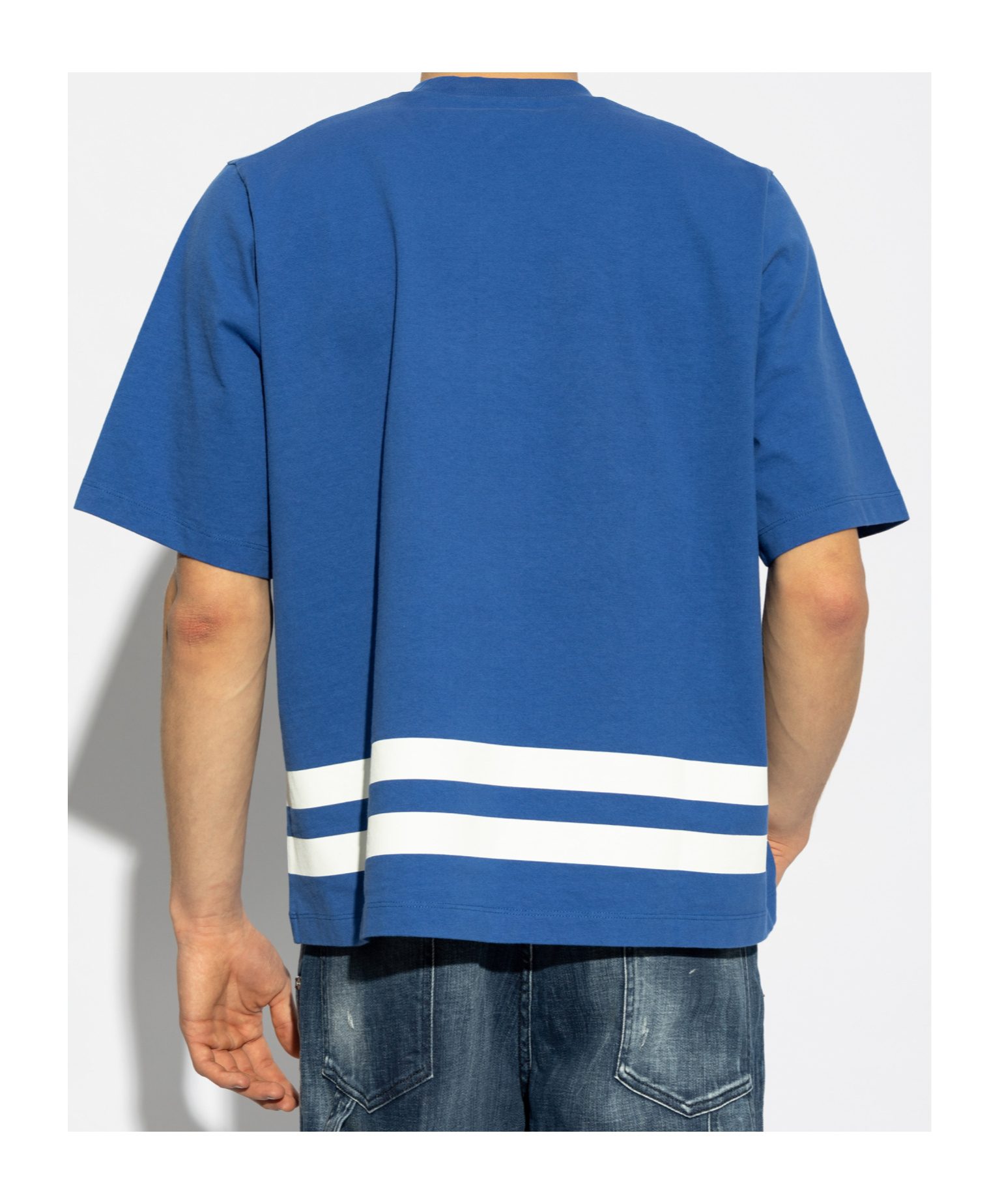 Shop Dsquared2 Logo-print T-shirt In Blue
