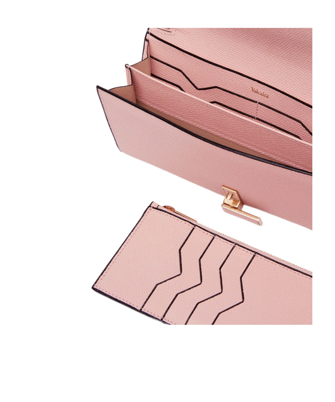 Shop Valextra Iside Chain-strap Leather Bag In Pink