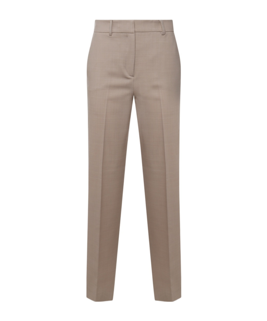 Antonelli Pleated Casual Pants In Nude