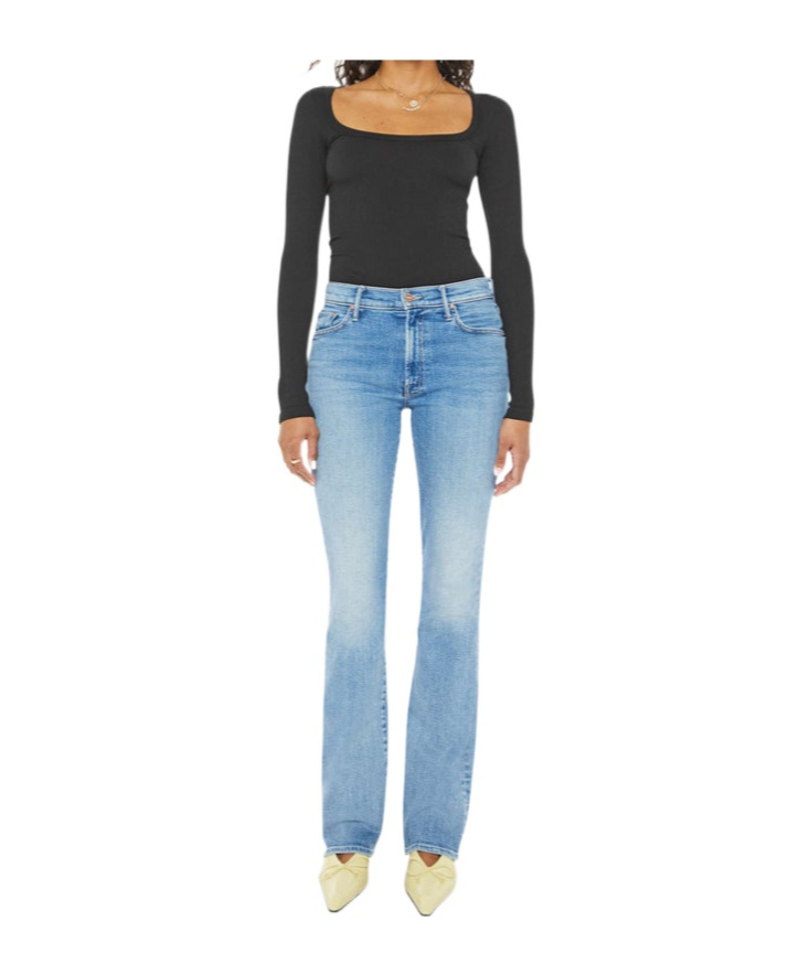 MOTHER BELT-LOOP JEANS