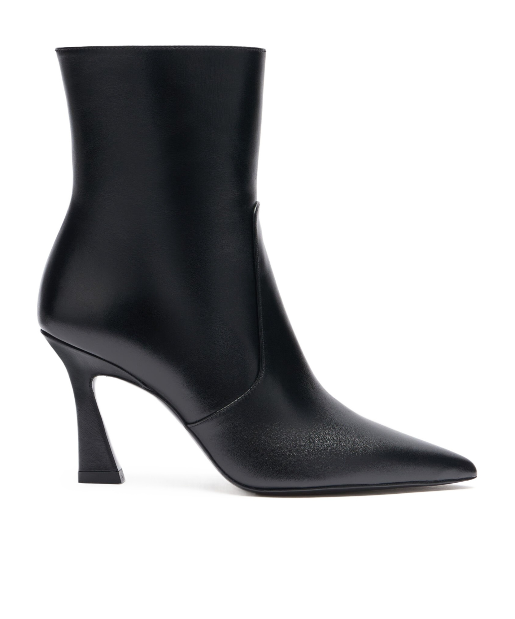 Stuart Weitzman Pointed Short Boots In Black