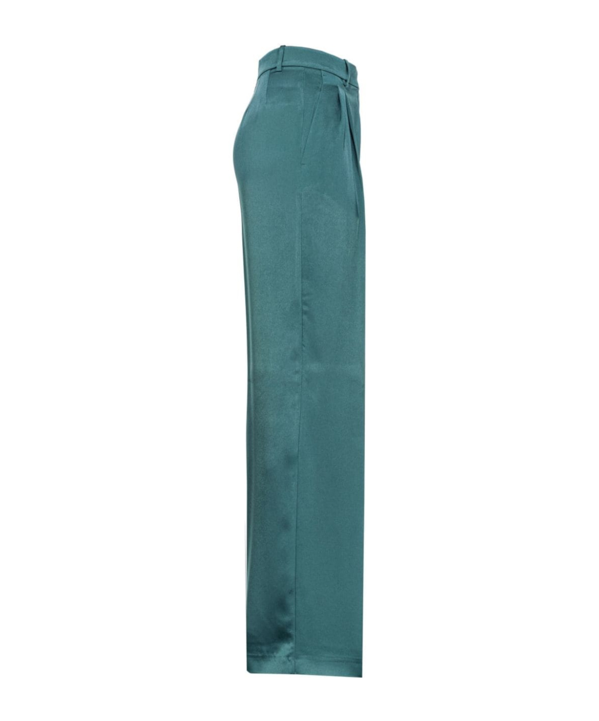 Pinko Laon Satin-finish Trousers In Blue